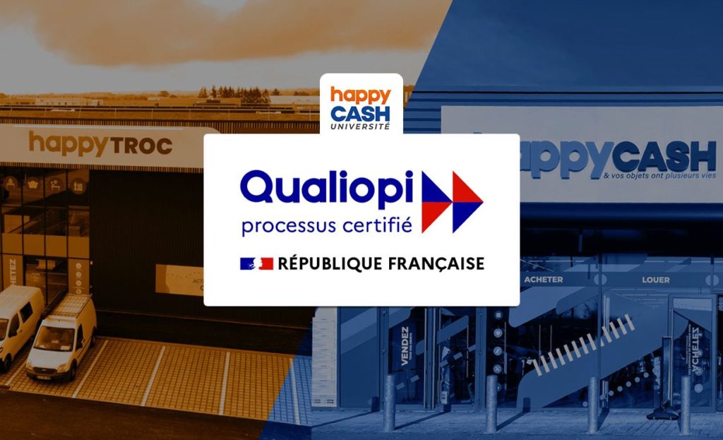 certification qualiop de l'université du groupe happy cash