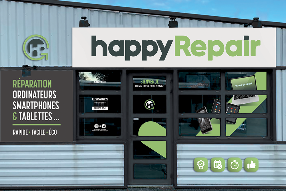 Happy Repair, la franchise de réparation de smartphone et de tablette